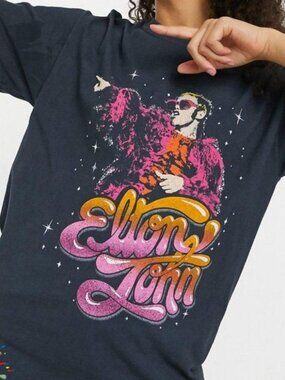 Elton John Graphic Shirt Singer Shirt Unisex T-Shirts  253